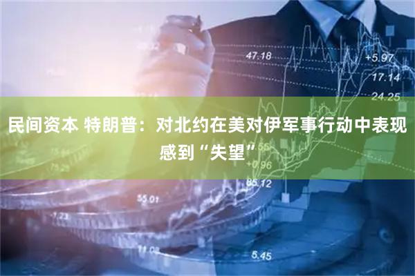 民间资本 特朗普：对北约在美对伊军事行动中表现感到“失望”